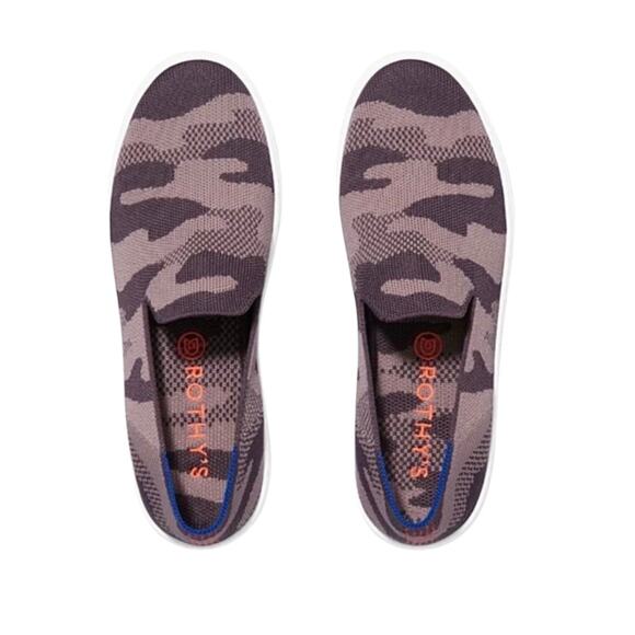 Rothy's Shoes - New! Rothy's Taupe Camo Slip On Sneakers (Retired Color) - Size 8.5